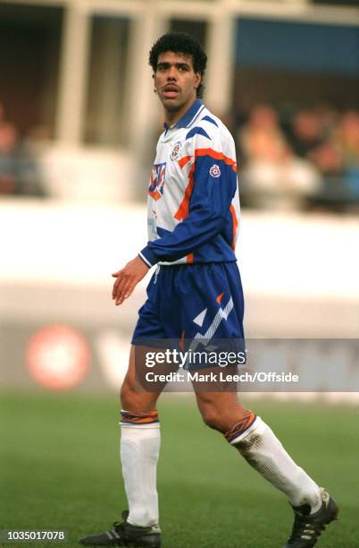 December 1991 English Football League Division One - Luton Town v Leeds United - Chris Kamara of Luton Town