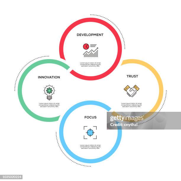 Values Simple Design Core Values Concept Infographic Design High-Res Vector Graphic - Getty ...