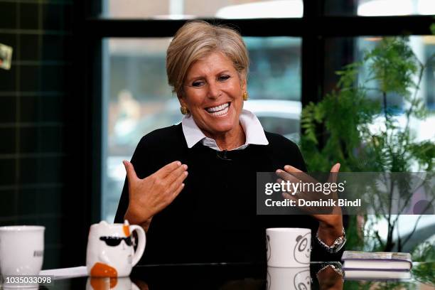 Author Suze Orman visits Build Brunch to discuss her Book "Women & Money" at Build Studio on September 17, 2018 in New York City.