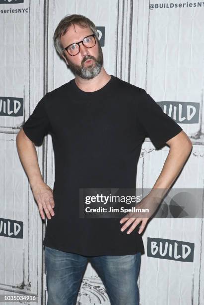 Comedian Tom Green attends the Build Series to discuss Carolines Comedy Club dates at Build Studio on September 17, 2018 in New York City.