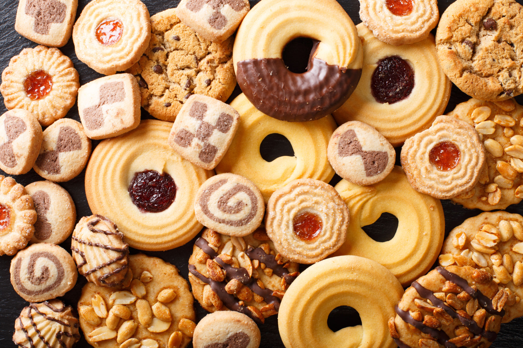 flavored cookies