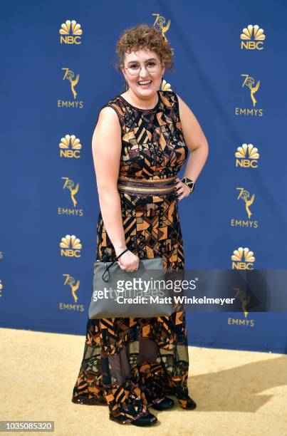 Emily Heller attends the 70th Emmy Awards at Microsoft Theater on September 17, 2018 in Los Angeles, California.