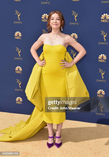 Kayli Carter attends the 70th Emmy Awards at Microsoft Theater on September 17, 2018 in Los Angeles, California.