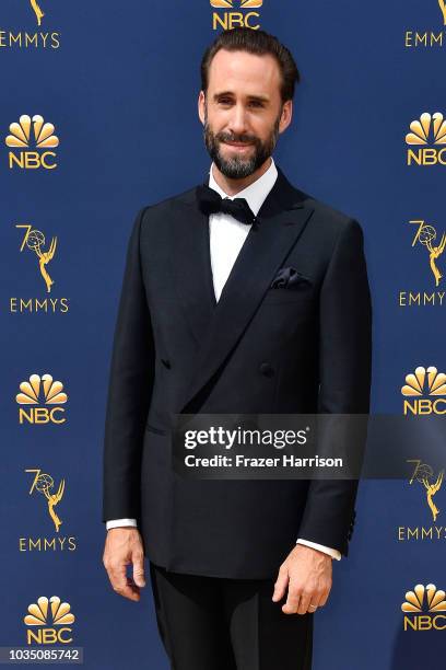 Joseph Fiennes attends the 70th Emmy Awards at Microsoft Theater on September 17, 2018 in Los Angeles, California.