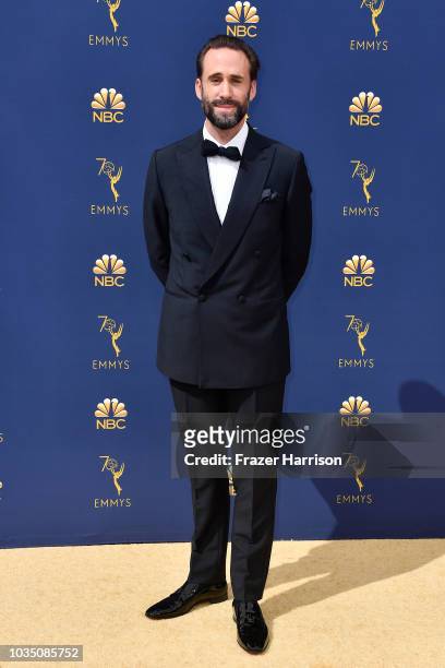 Joseph Fiennes attends the 70th Emmy Awards at Microsoft Theater on September 17, 2018 in Los Angeles, California.