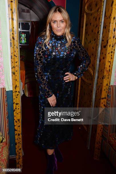Patsy Kensit attends the LOVE Magazine 10th birthday party with Perrier-Jouet at Loulou's on September 17, 2018 in London, England.