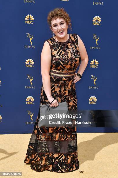 Emily Heller attends the 70th Emmy Awards at Microsoft Theater on September 17, 2018 in Los Angeles, California.