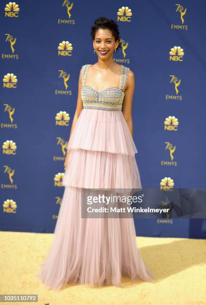 Stefani Robinson attends the 70th Emmy Awards at Microsoft Theater on September 17, 2018 in Los Angeles, California.