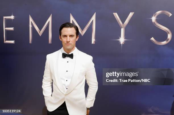 70th ANNUAL PRIMETIME EMMY AWARDS -- Pictured: Actor Milo Ventimiglia arrives to the 70th Annual Primetime Emmy Awards held at the Microsoft Theater...