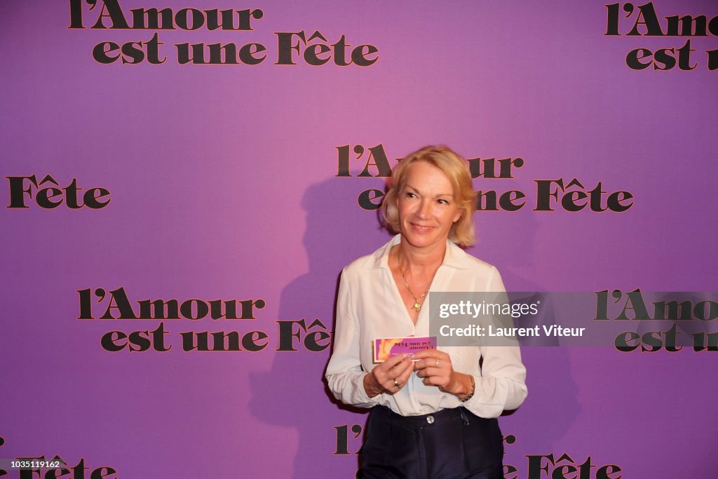 'L'Amour Est Une Fete' Paris Premiere At Le Cinema Max Linder