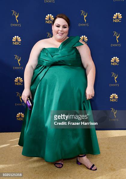 Chrissy Metz attends the 70th Emmy Awards at Microsoft Theater on ...