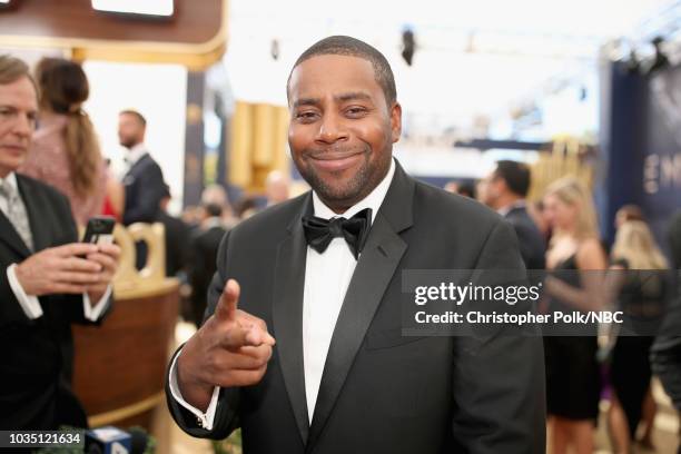 70th ANNUAL PRIMETIME EMMY AWARDS -- Pictured: Actor Kenan Thompson arrives to the 70th Annual Primetime Emmy Awards held at the Microsoft Theater on...