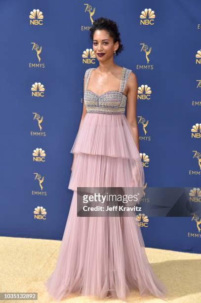 Stefani Robinson attends the 70th Emmy Awards at Microsoft Theater on September 17, 2018 in Los Angeles, California.