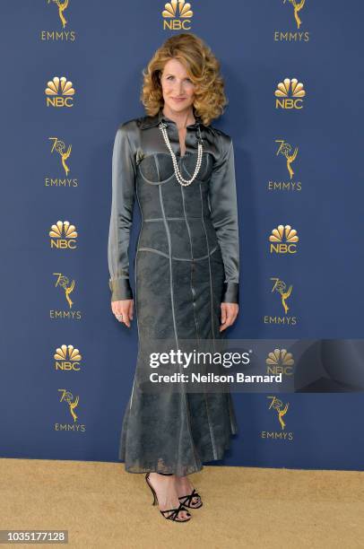 Laura Dern attends the 70th Emmy Awards at Microsoft Theater on September 17, 2018 in Los Angeles, California.