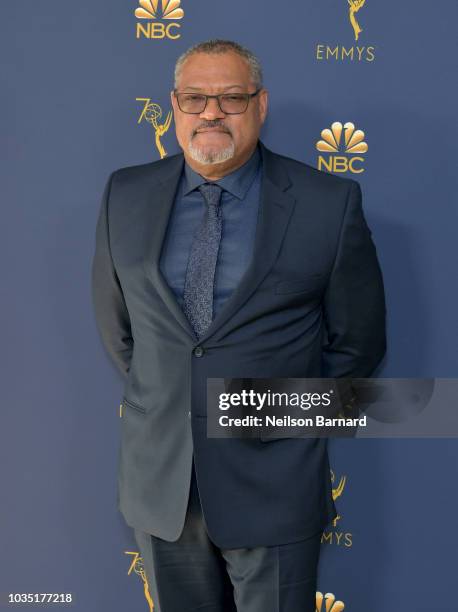 Lawrence Fishburne attends the 70th Emmy Awards at Microsoft Theater on September 17, 2018 in Los Angeles, California.
