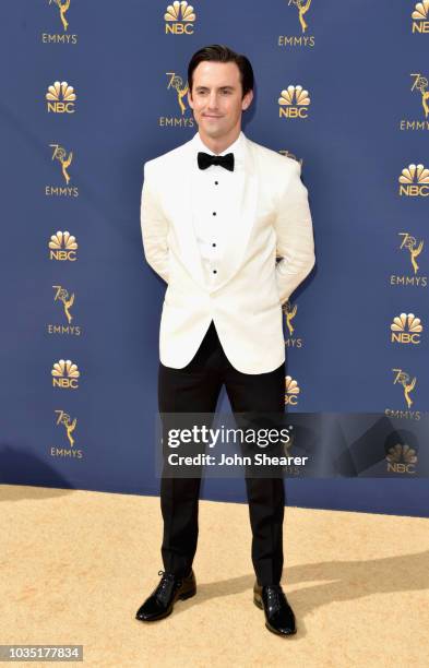 Milo Ventimiglia attends the 70th Emmy Awards at Microsoft Theater on September 17, 2018 in Los Angeles, California.