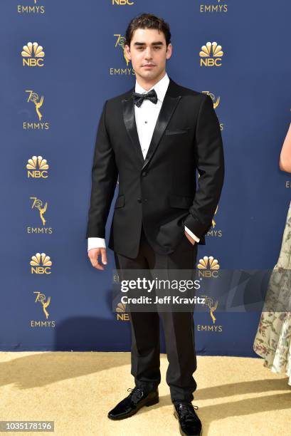 Alex Rich attends the 70th Emmy Awards at Microsoft Theater on September 17, 2018 in Los Angeles, California.