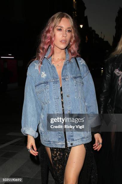 Lady Mary Charteris seen attending Stan Smith X Stella McCartney - party at 23 Old bond Street during London Fashion Week September 2018 on September...