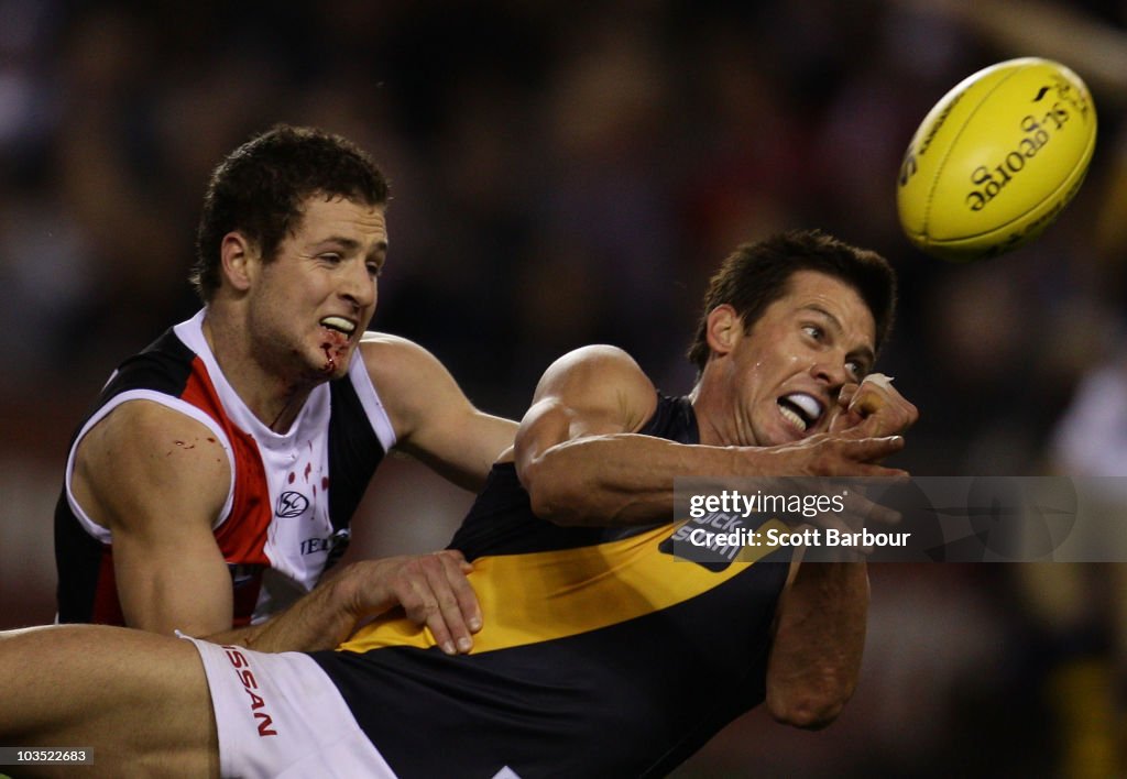 AFL Rd 21 - Saints v Tigers