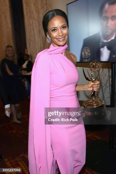 Actor Thandie Newton, winner of Outstanding Supporting Actress in a Drama Series for 'Westworld', attends IMDb LIVE After The Emmys 2018 on September...