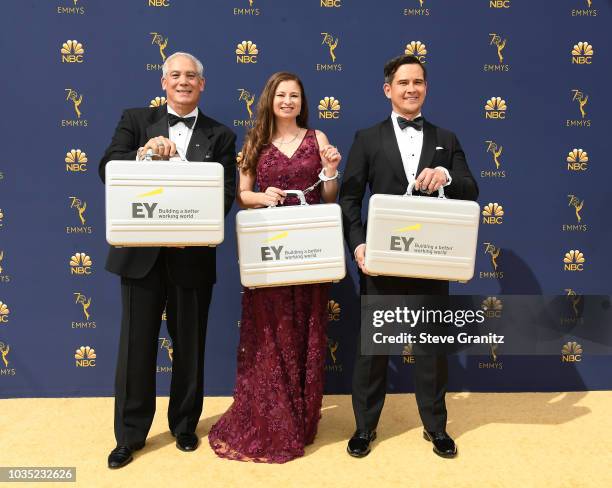 Ernst & Young attends the 70th Emmy Awards at Microsoft Theater on September 17, 2018 in Los Angeles, California.