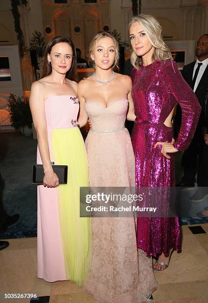Alexis Bledel, Sydney Sweeney and Ever Carradine attend Hulu's 2018