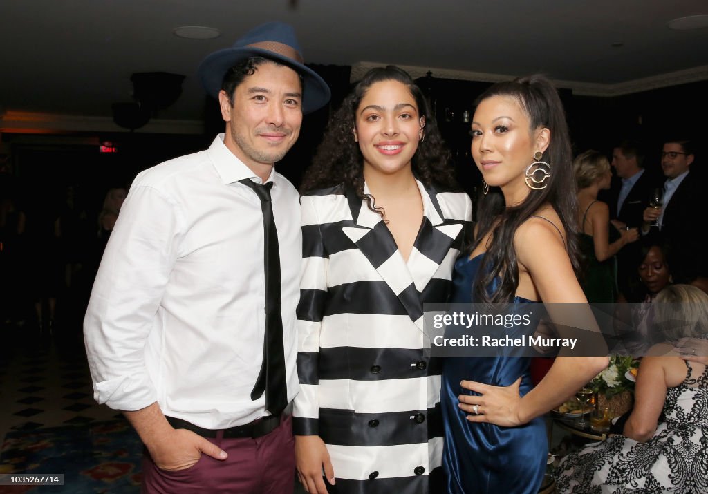 James Yaegashi, Allegra Acosta and Angel Parker attend Hulu's 2018