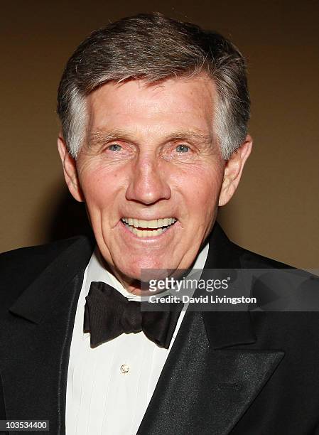 Actor Gary Collins attends the Eagle & Badge Foundation Gala Honors at the Hyatt Regency Century Plaza on August 21, 2010 in Century City, California.