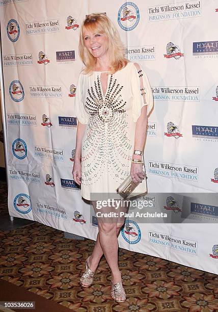 Model Cheryl Tiegs arrives at the Eagle & Badge Foundation Gala on August 21, 2010 in Century City, California.