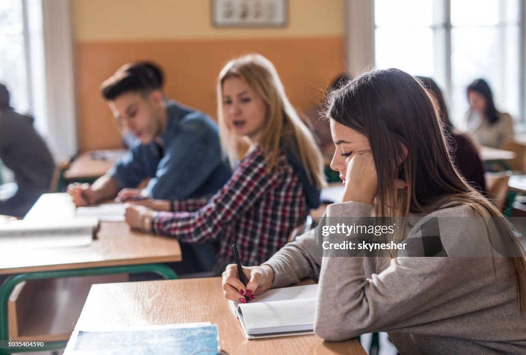 Student Hand Note Students Taking Notes In Class