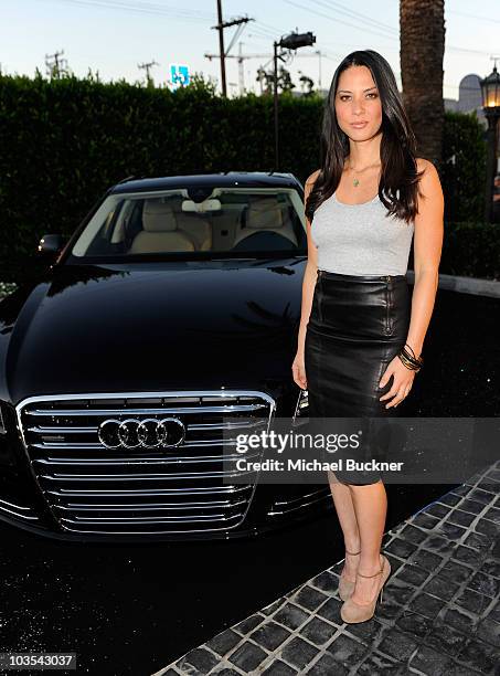 Actress Olivia Munn attends Audi Celebrates the 2010 Emmy Awards at Cecconi's Restaurant on August 22, 2010 in Los Angeles, California.