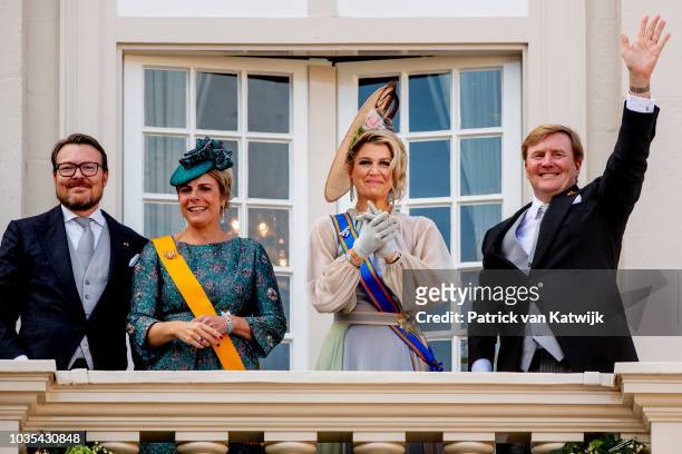 King Willem-Alexander of The Netherlands and Queen Maxima of The Netherlands, Prince Constantijn of The Netherlands and Princess Laurentien of The...
