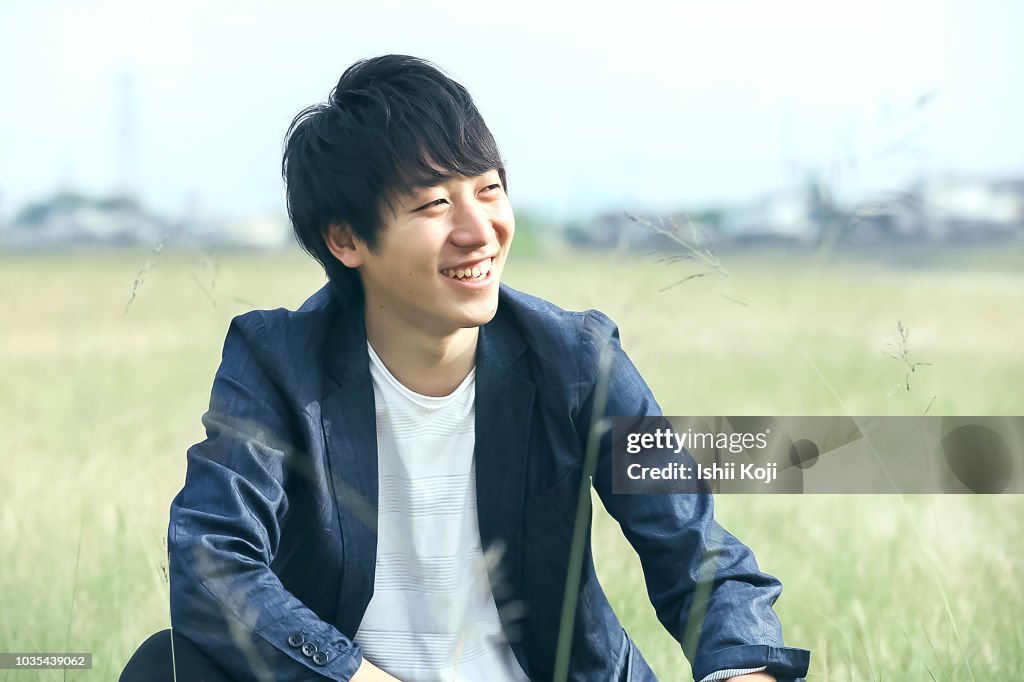 Japanese portrait of a young man