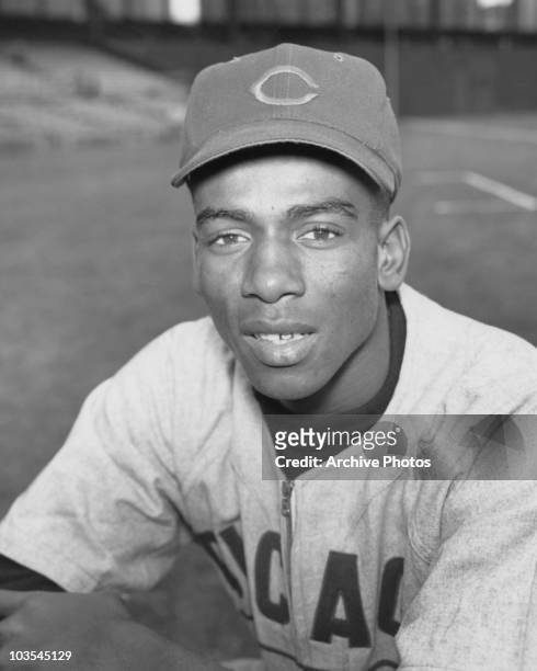 Baseball player Ernie Banks, USA, circa 1960. Banks played his entire career with the Chicago Cubs, from 1953 to 1971.