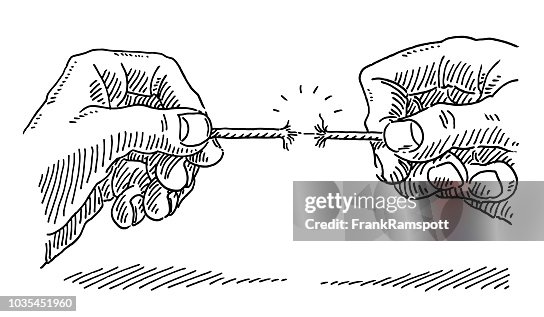 Breaking Rope Hands Drawing High-Res Vector Graphic - Getty Images