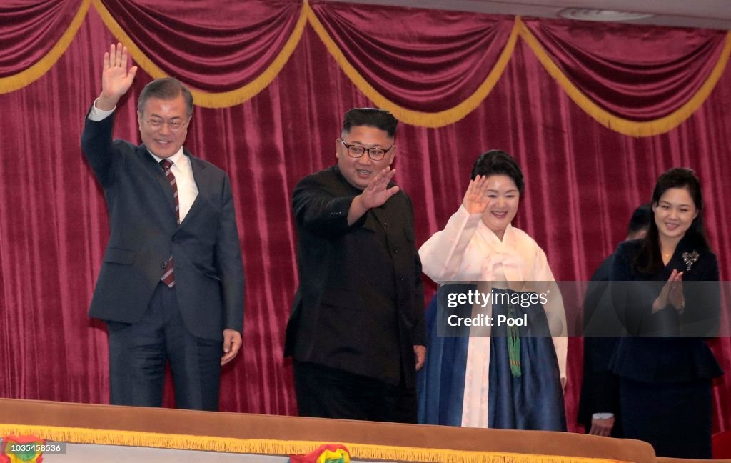 North And South Korean Leaders Meet For Third Summit In Pyongyang