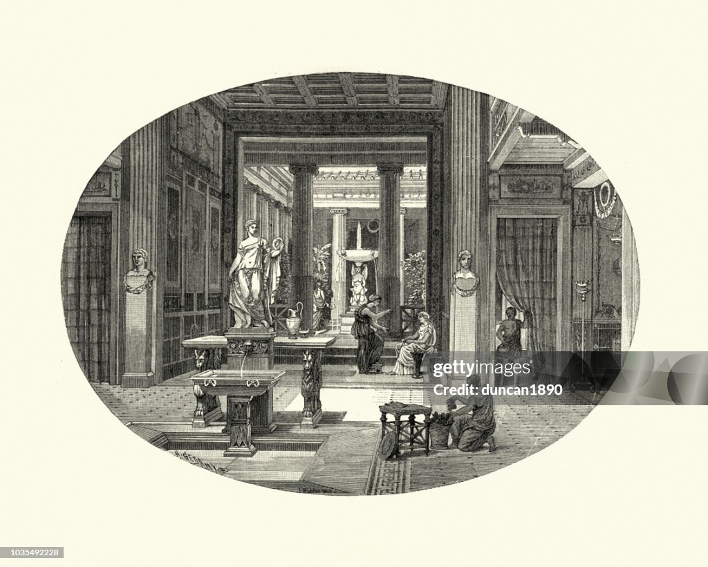 Ancient Roman Villa Interior