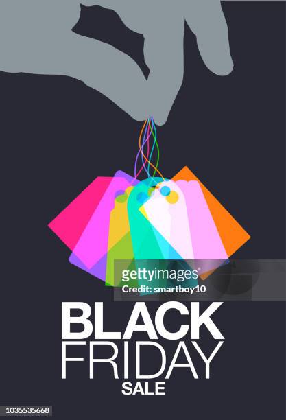 black friday sales - designer bag stock illustrations