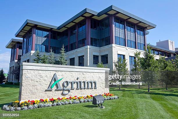 The headquarters building of Agrium Inc. Stands in Calgary, Alberta, Canada, on Monday, Aug. 23, 2010. Agrium Inc., bidding A$1.2 billion in cash for...