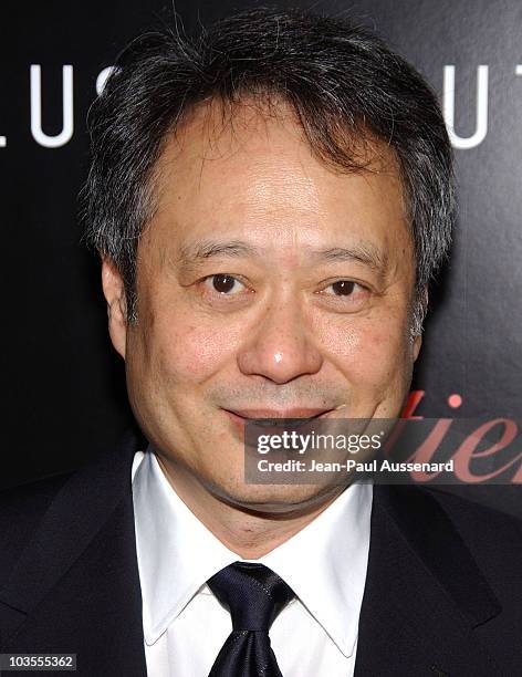 Director Ang Lee arrives at the "Lust, Caution" Los Angeles premiere held at the Academy of Motion Picture Arts and Sciences on October 3rd, 2007 in...