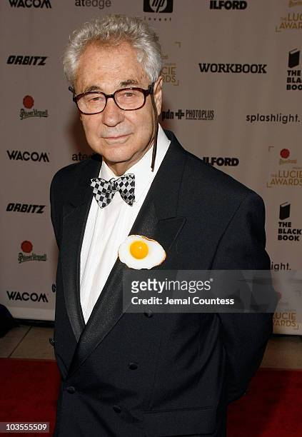 Master photographer Elliott Erwitt at the 5th Annual Lucie Awards held at Avery Fisher Hall at Lincoln Center on October 15, 2007 in New York City.