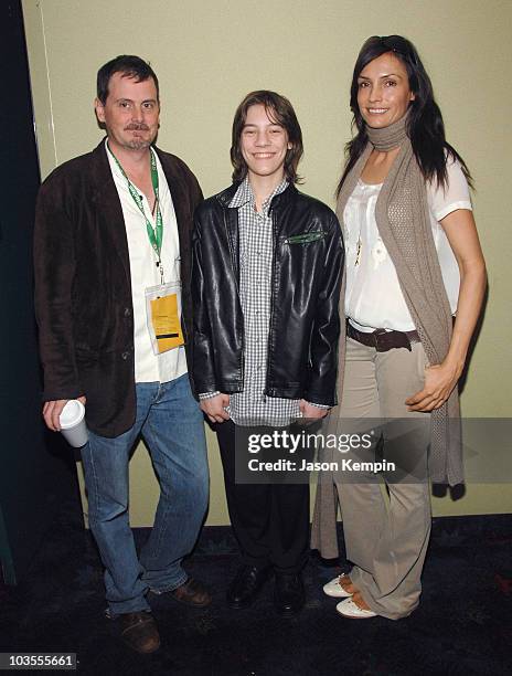 Chris Eigeman, Jaymie Dornan and Famke Janssen attends the Hamptons Film Festival Turn the River Screening at the United Artist Theatre on October...