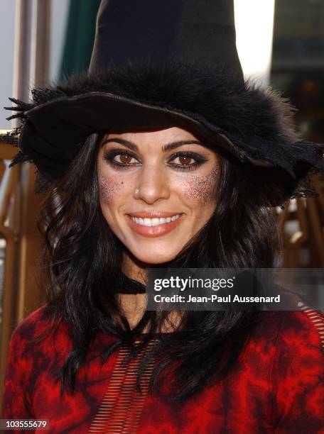 Actress Lindsay Hartley arrives at "Passions" Halloween party held at Universal CityWalk on October 20th, 2007 in Hollywood, California.