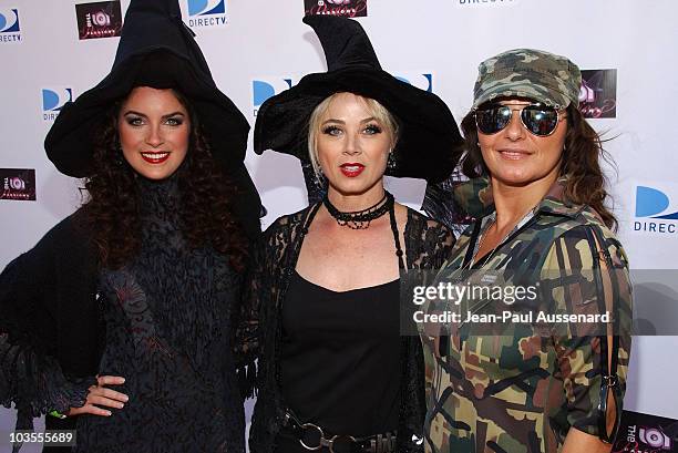 Actresses Hannia Guillen, Kim Johnston Ulrich and Eva Tamargo arrive at "Passions" Halloween party held at Universal CityWalk on October 20th, 2007...