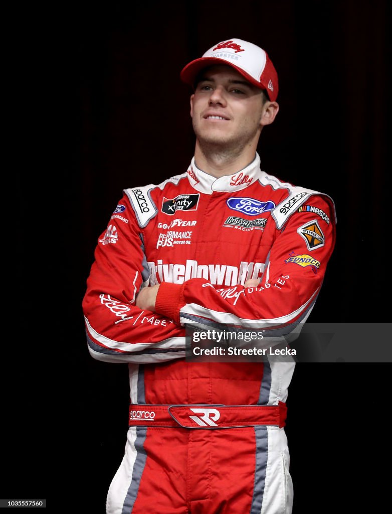 Ryan Reed Xfinity Ryan Reed watches on during the NASCAR Xfinity Series Production ...