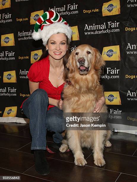 Jodi Applegate attends the 2nd Annual Animal Fair Magazine Toys for Dogs Holiday Party at "TOUCH" on December 17, 2007 in New York City.