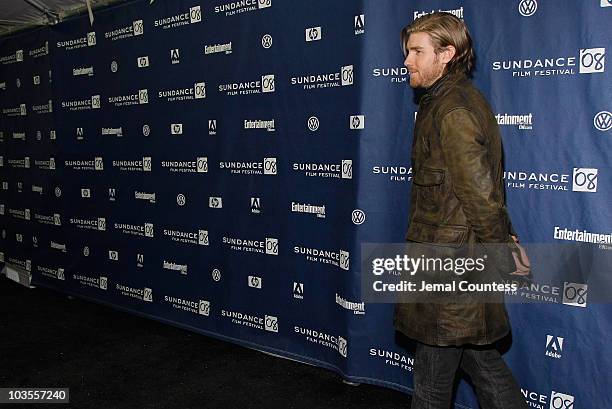 Actor Jon Foster attends a screening of "The Mysteries of Pittsburgh" during 2008 Sundance Film Festival at Racquet Club Theatre on January 20, 2008...