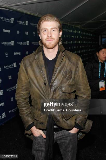 Actor Jon Foster attends a screening of "The Mysteries of Pittsburgh" during 2008 Sundance Film Festival at Racquet Club Theatre on January 20, 2008...
