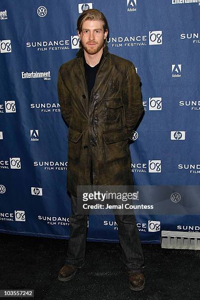 Actor Jon Foster attends a screening of "The Mysteries of Pittsburgh" during 2008 Sundance Film Festival at Racquet Club Theatre on January 20, 2008...