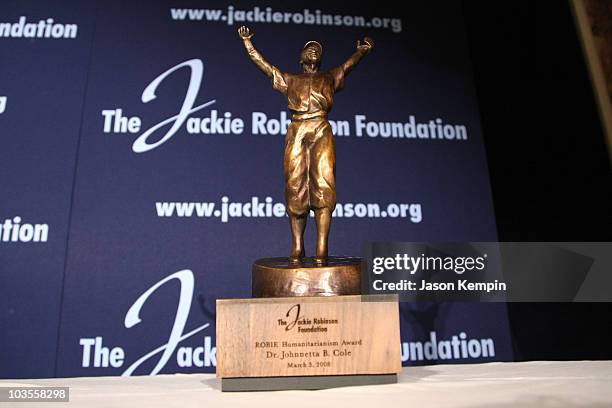 Atmosphere at the Jackie Robinson Foundation's 35th Anniversary Awards Dinner at The Waldorf Astoria on March 3, 2008 in New York City.